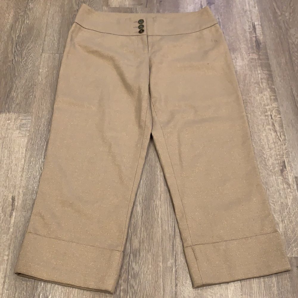 Cache Sparkly Gold pants